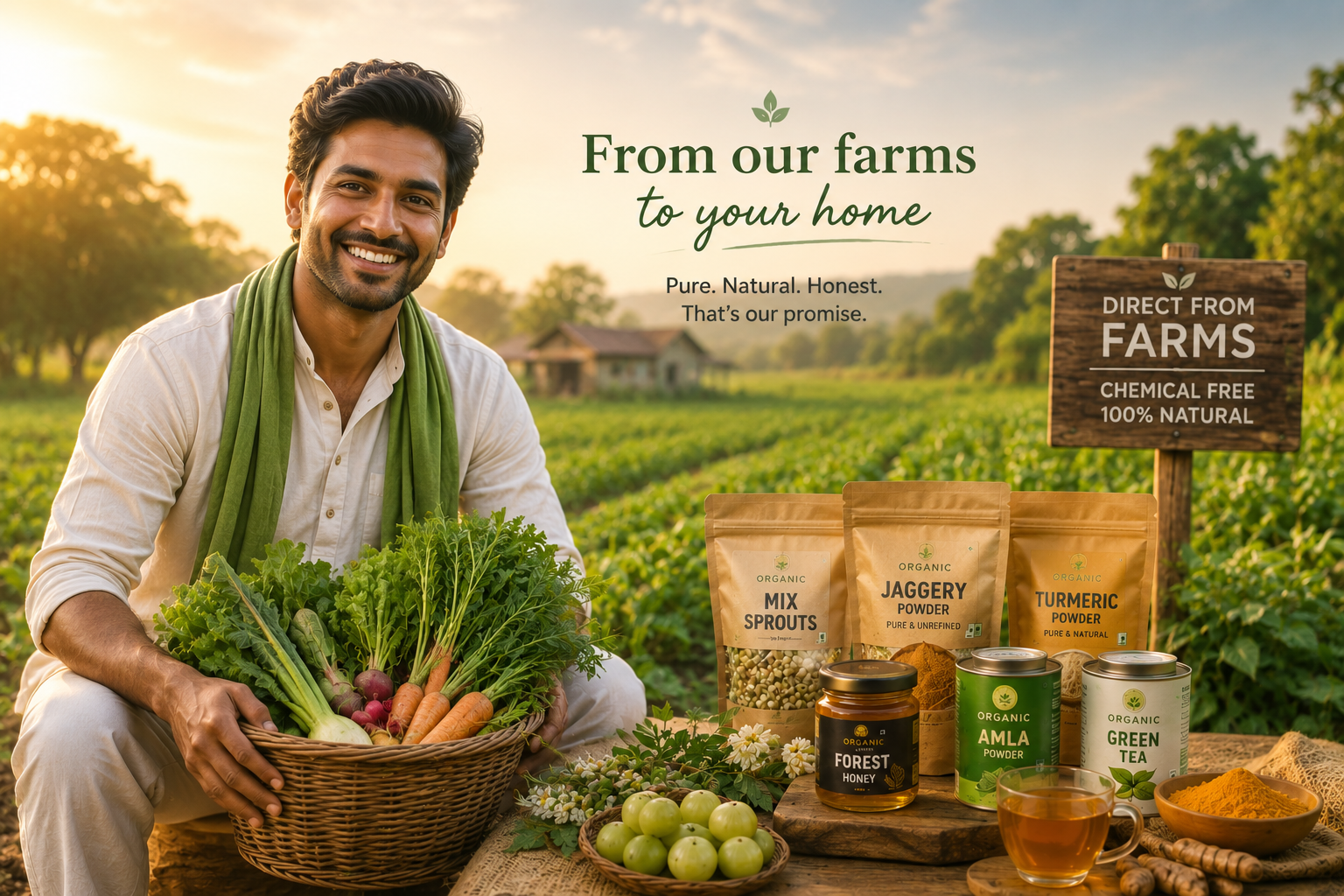 Farmer in the field
