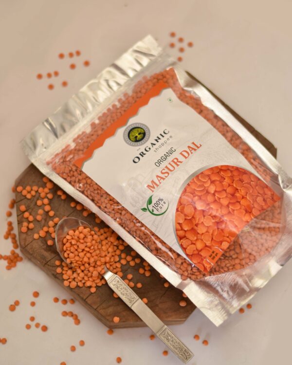 organic red masoor dal by the organic shoppee