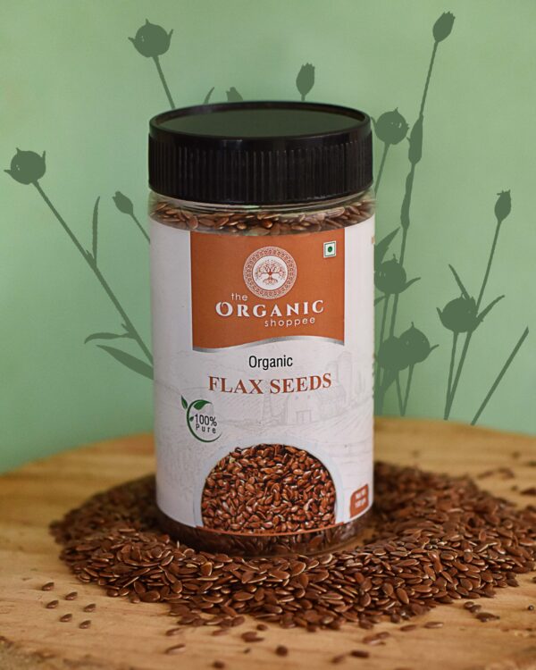 organic flax seeds by The organic shoppee