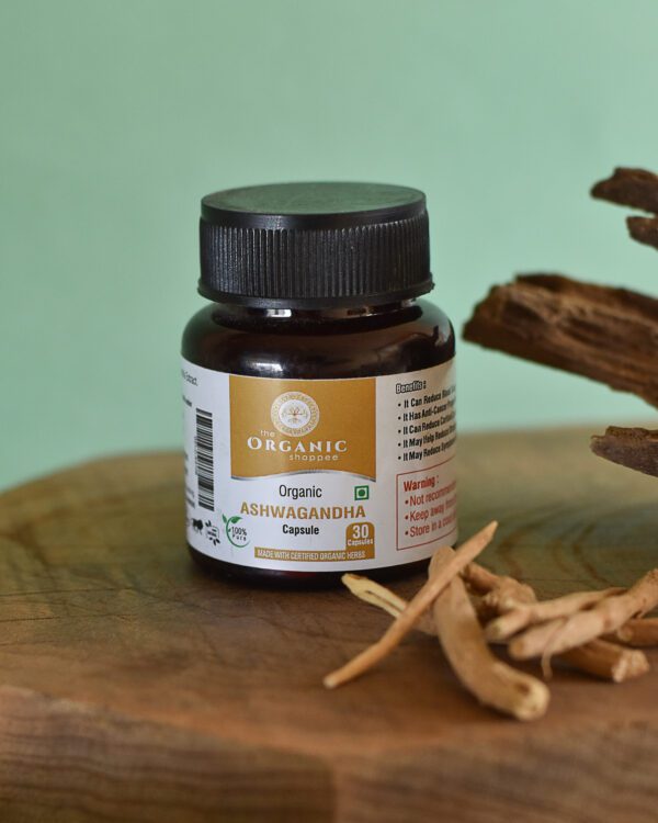 organic ashwagandha capsules by the organic shoppee