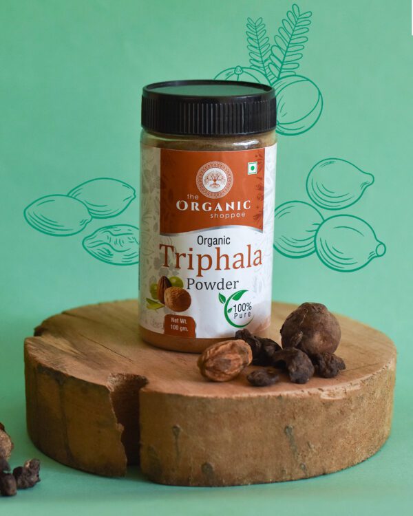 organic triphala powder by the organic shoppee