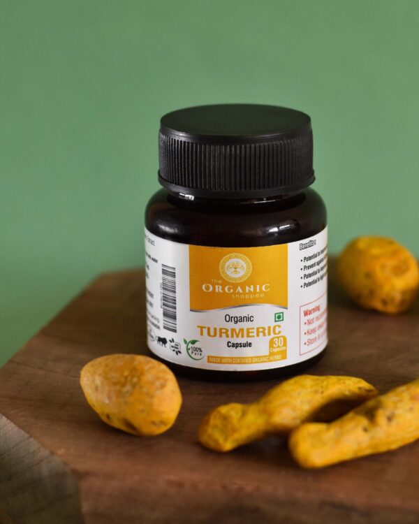 organic turmeric powder capsules